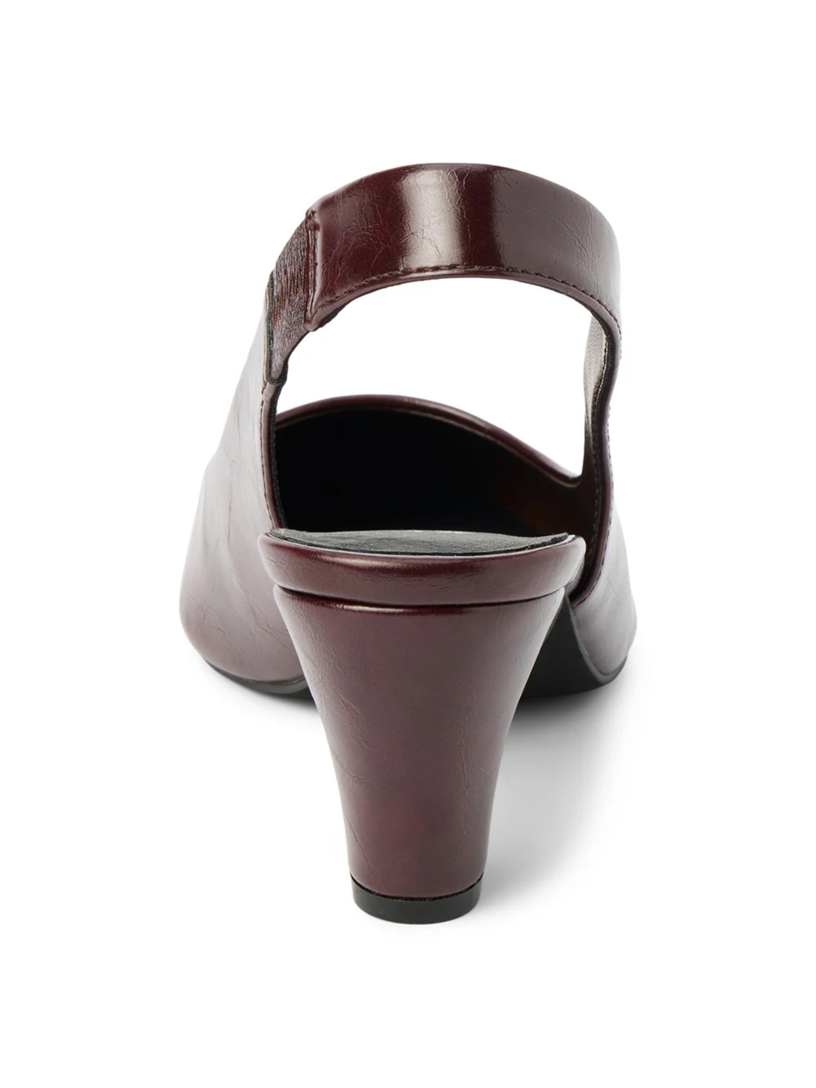 Leona Slingback Pointed Toe Pump - Bordeaux