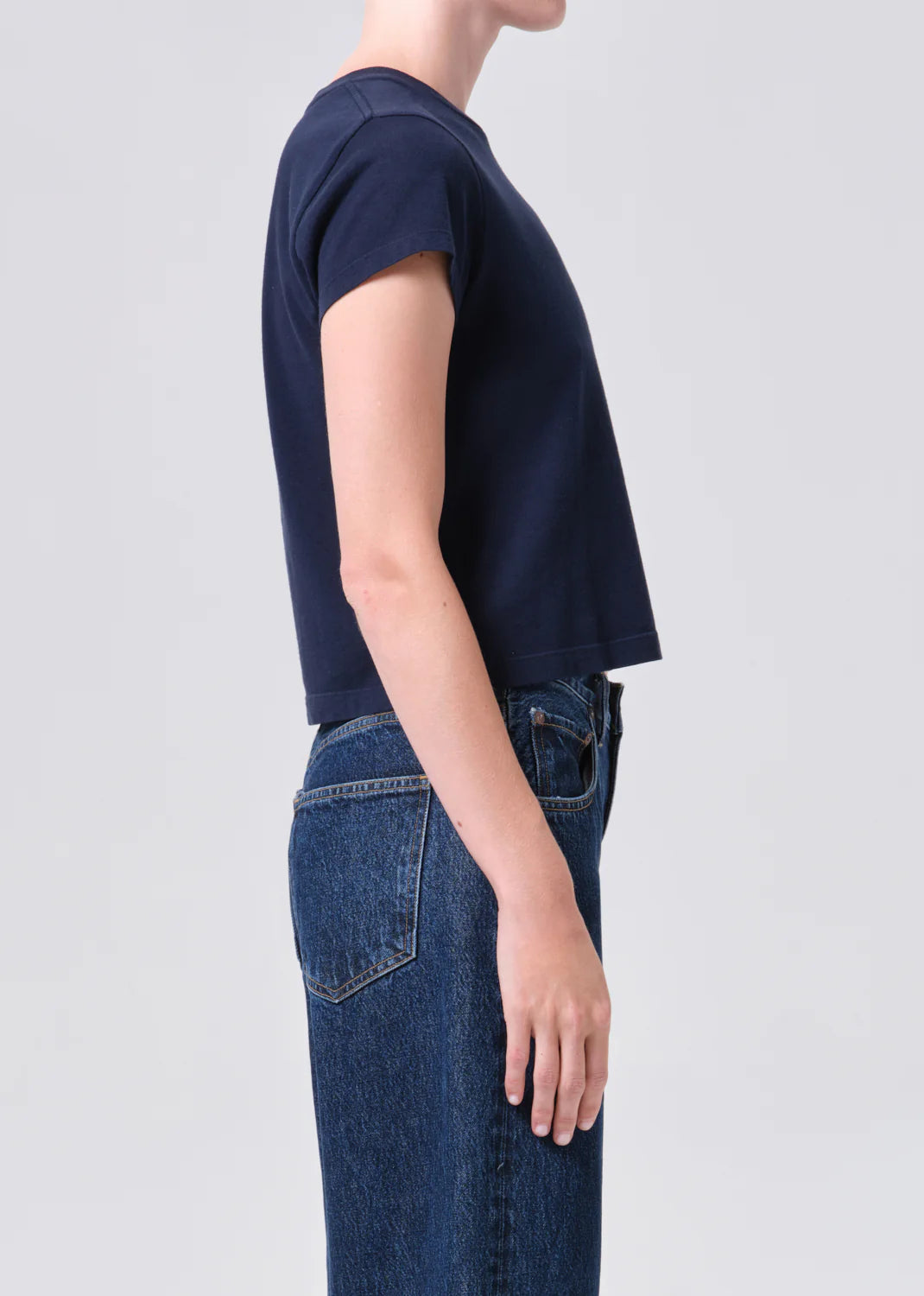 Adine Shrunken Tee - Storm