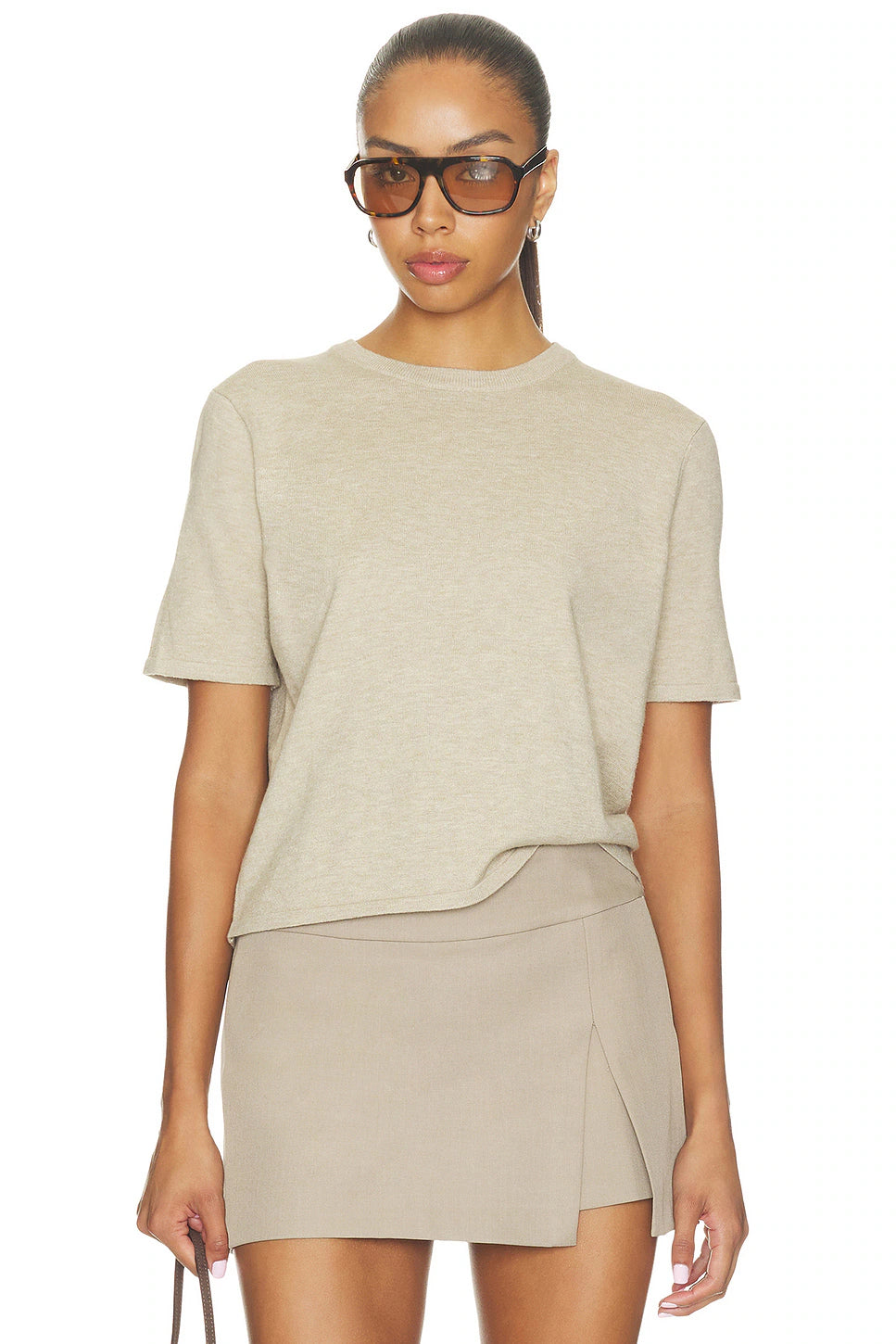 Palmer Sweater Tee - Cream
