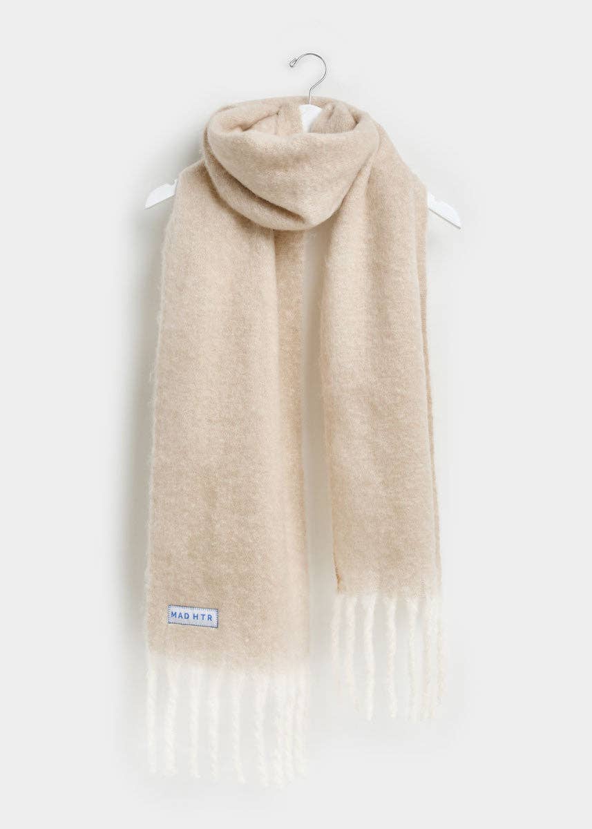 Oversized Blanket Scarf - Feather & Ivory