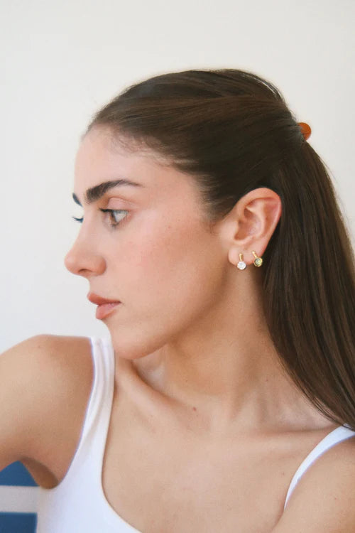 Clement Earrings - Petite Gold
