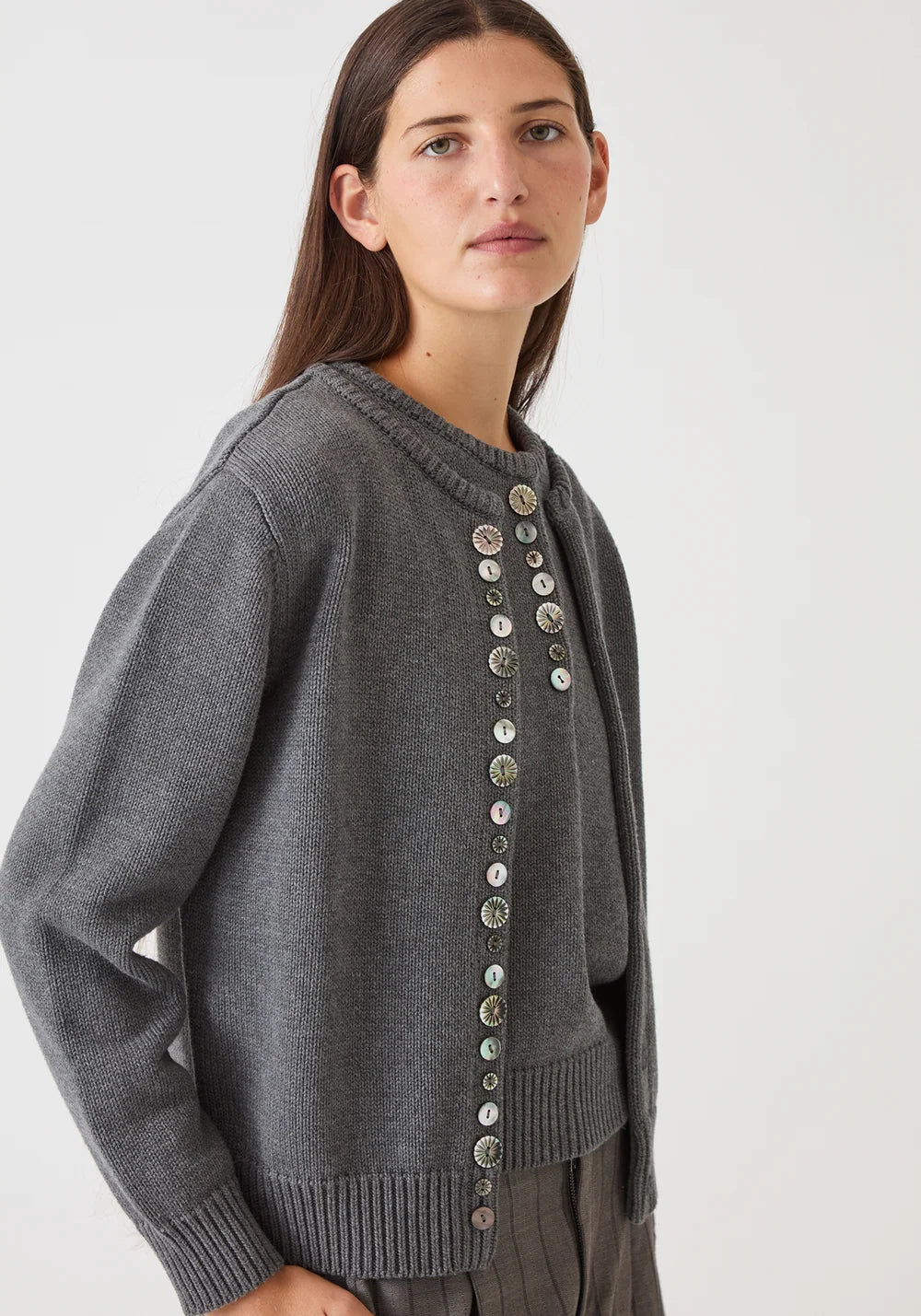 Soleil Cardigan - Charcoal