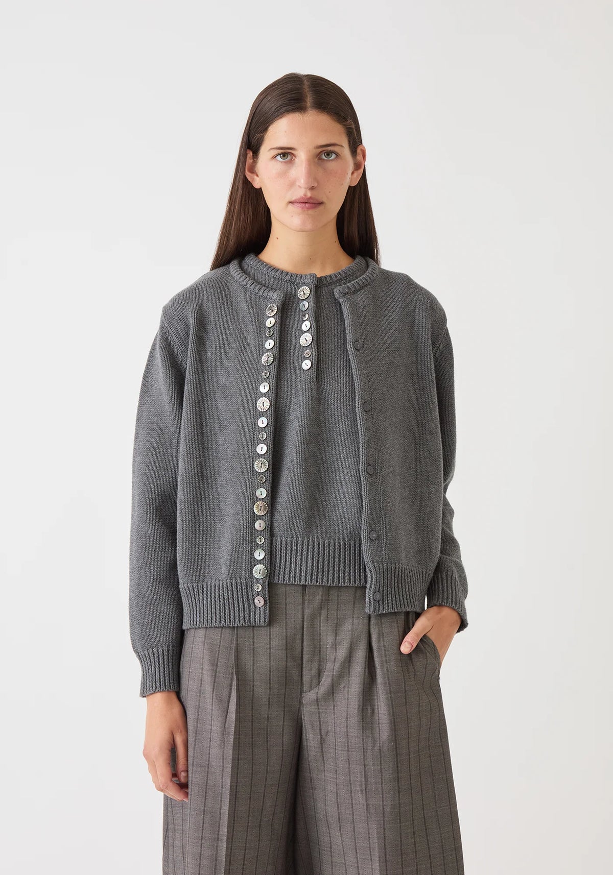 Soleil Cardigan - Charcoal
