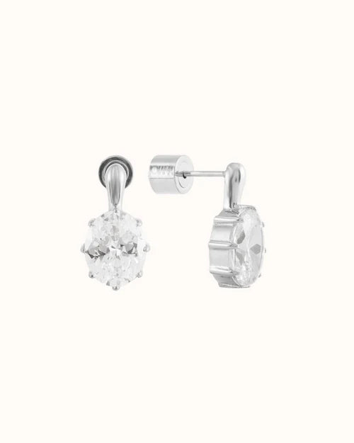 Romy Earrings - Medium Silver