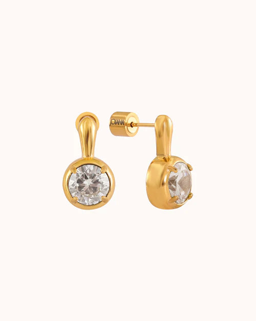 Clement Earrings - Medium Gold