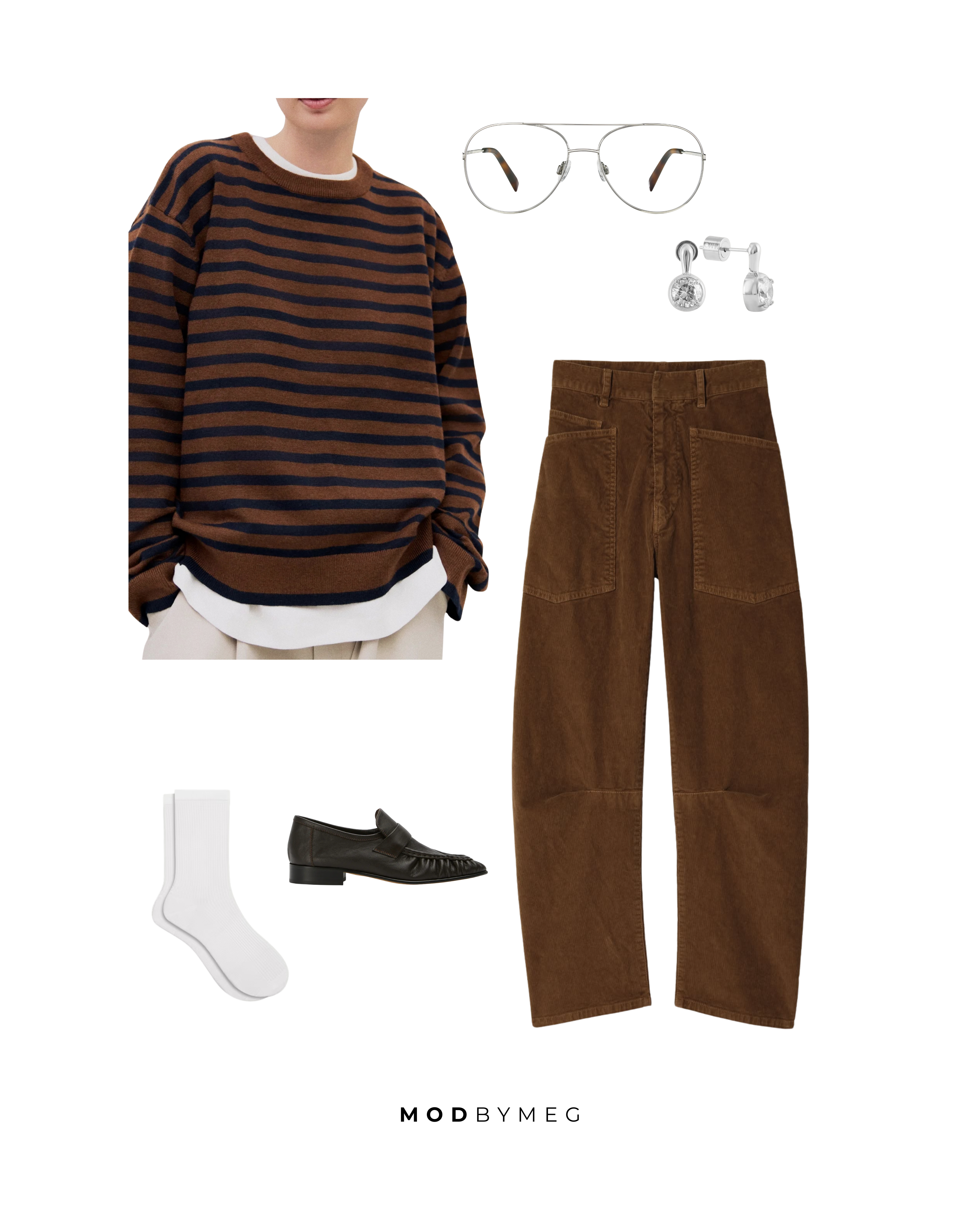 Striped Boyfriend Sweater