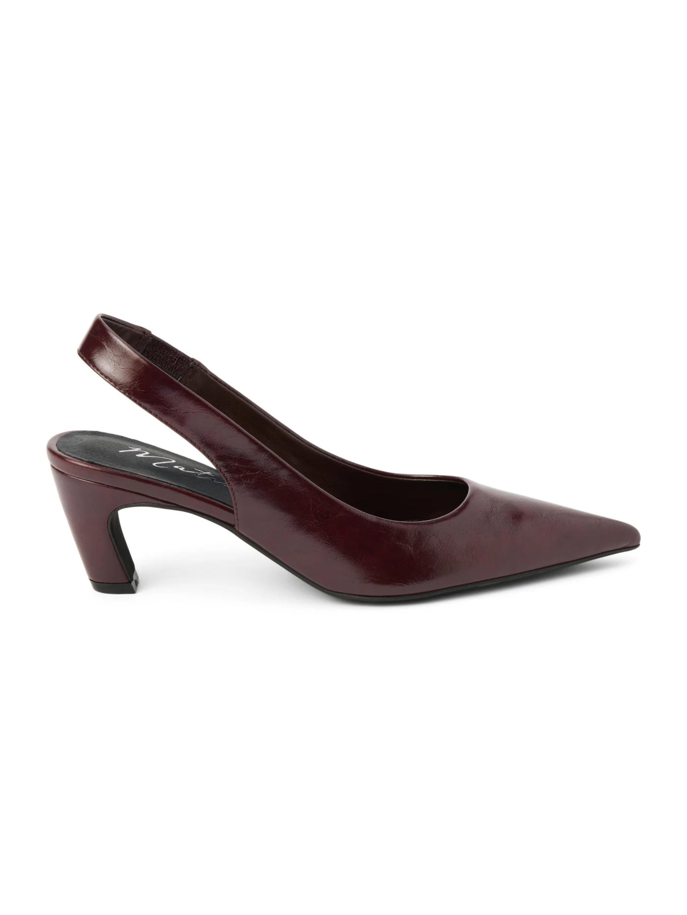 Leona Slingback Pointed Toe Pump - Bordeaux