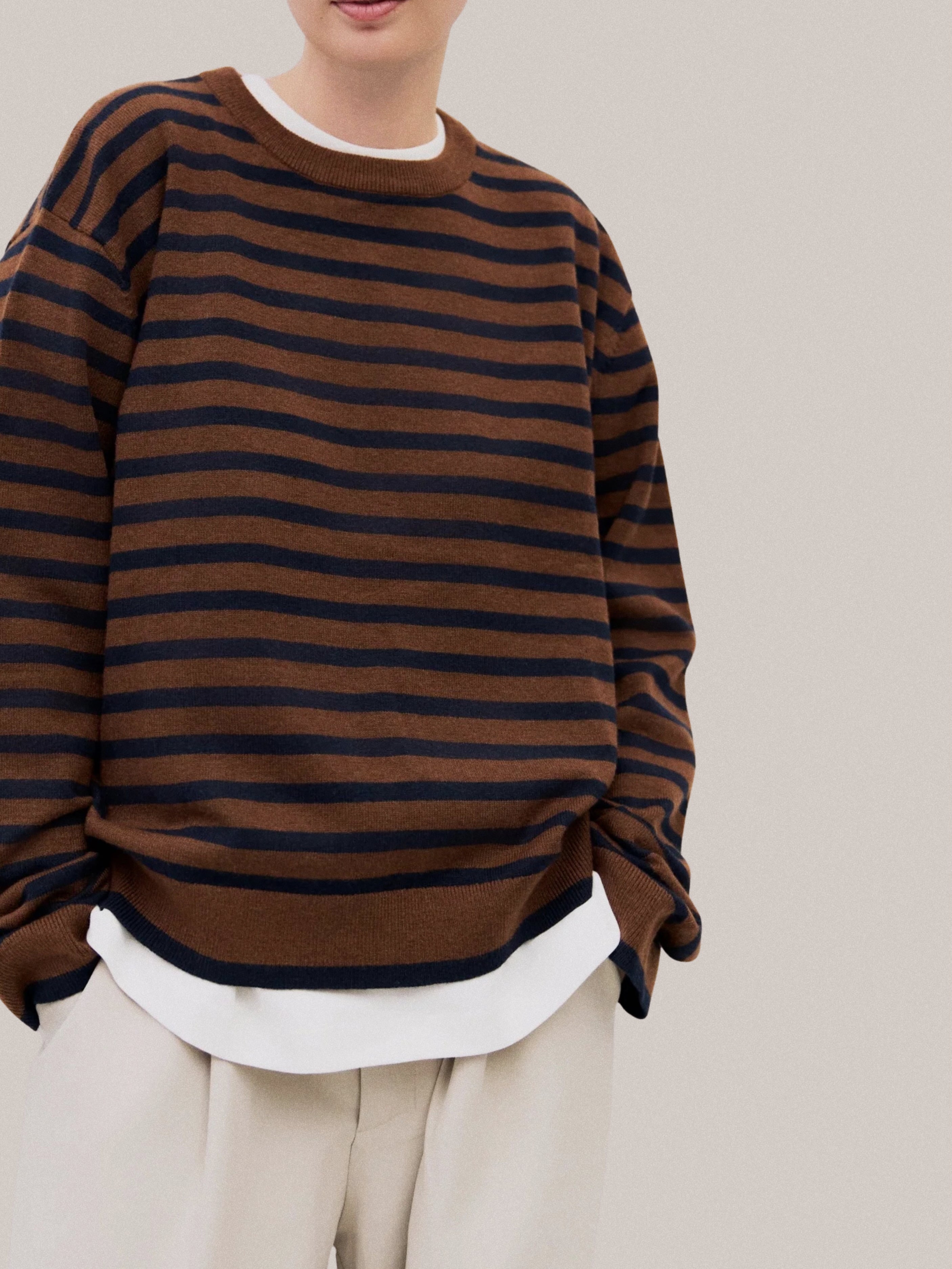 Striped Boyfriend Sweater