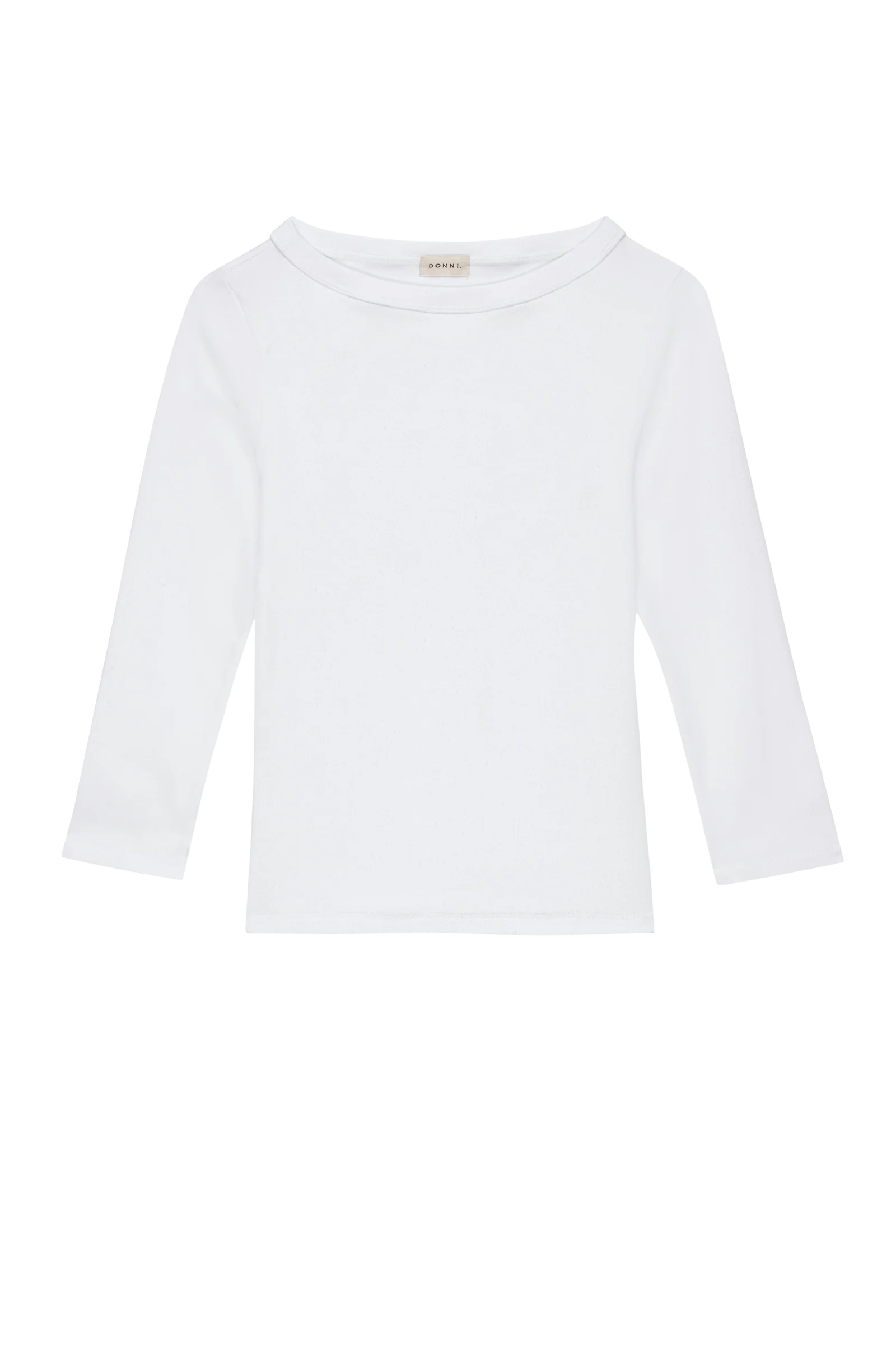 The Baby Rib Boat Neck - Powder
