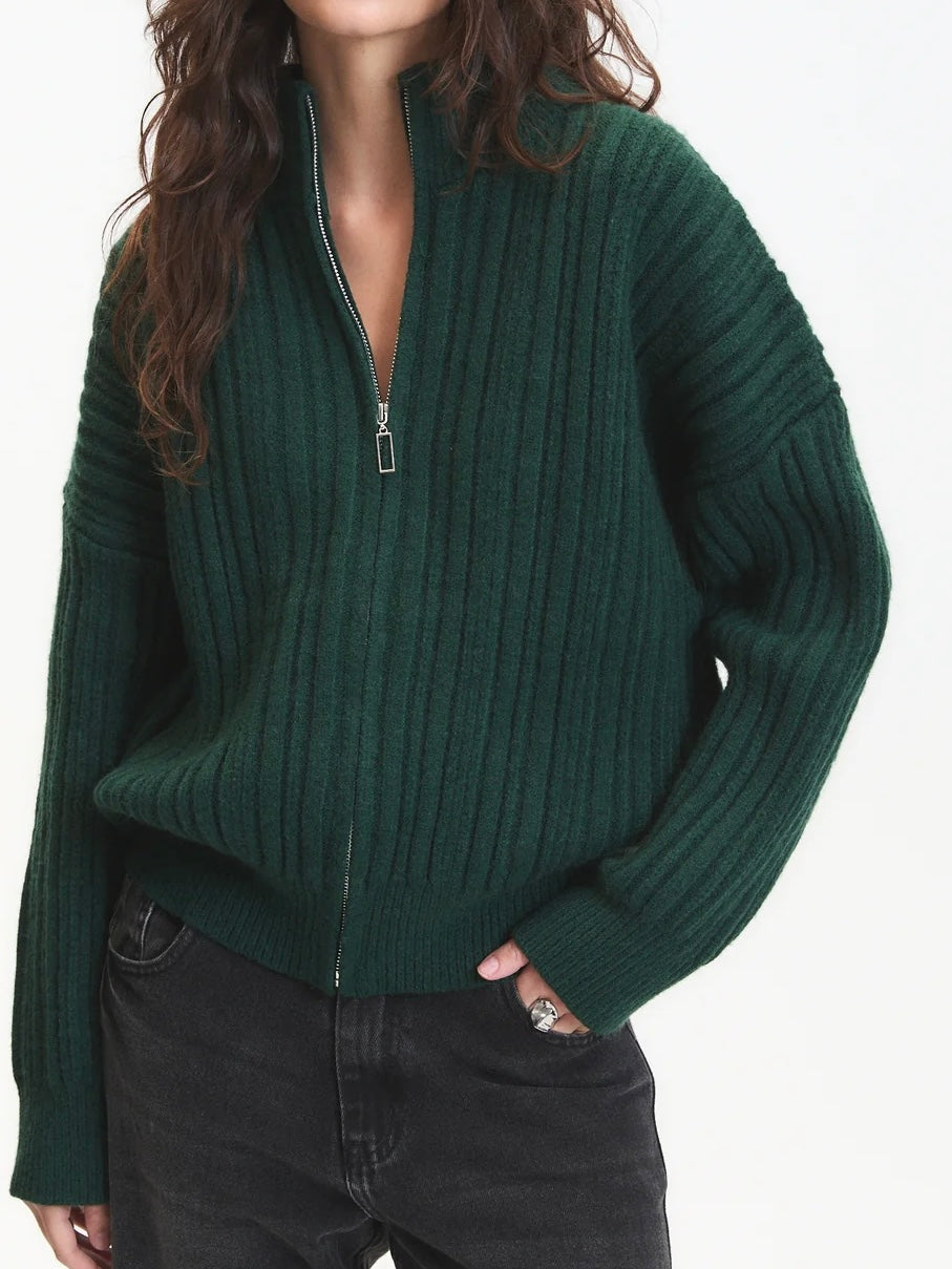 Frasier Fir Zip Cardigan