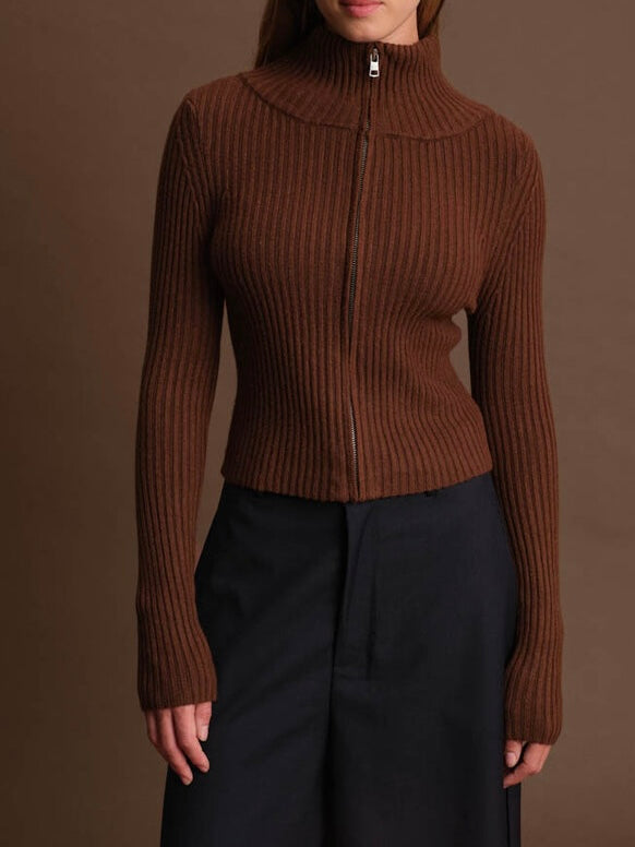 Maddie Zip Up Sweater