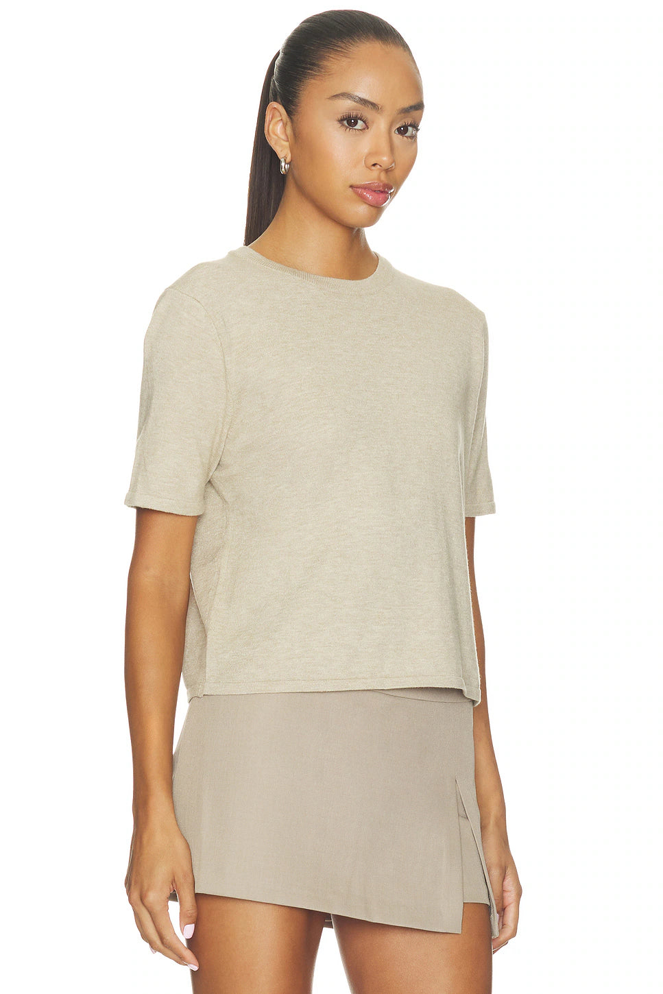 Palmer Sweater Tee - Cream