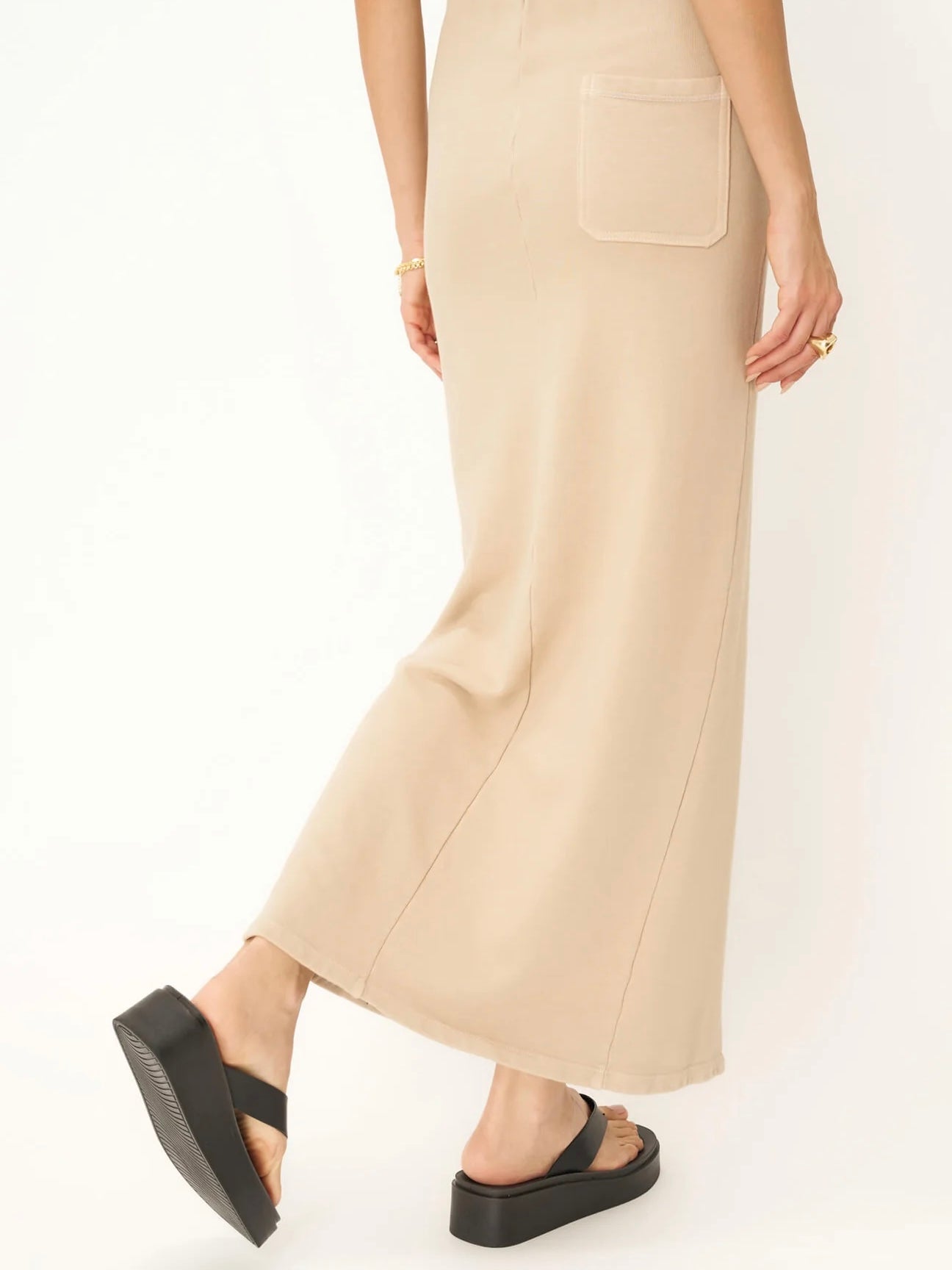 Eternal Front Slit Maxi Skirt