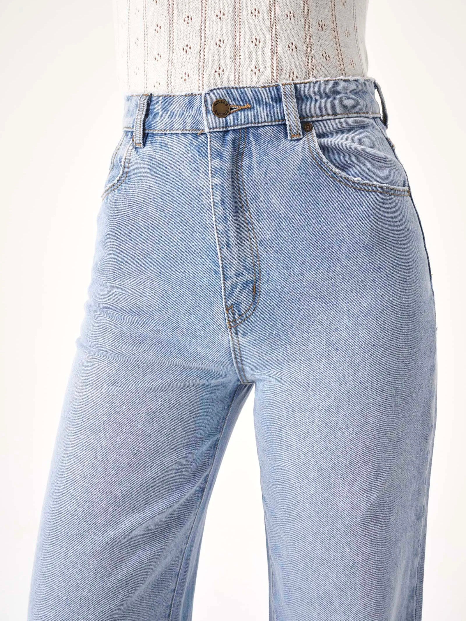 Heidi Ankle Denim - Old Stone