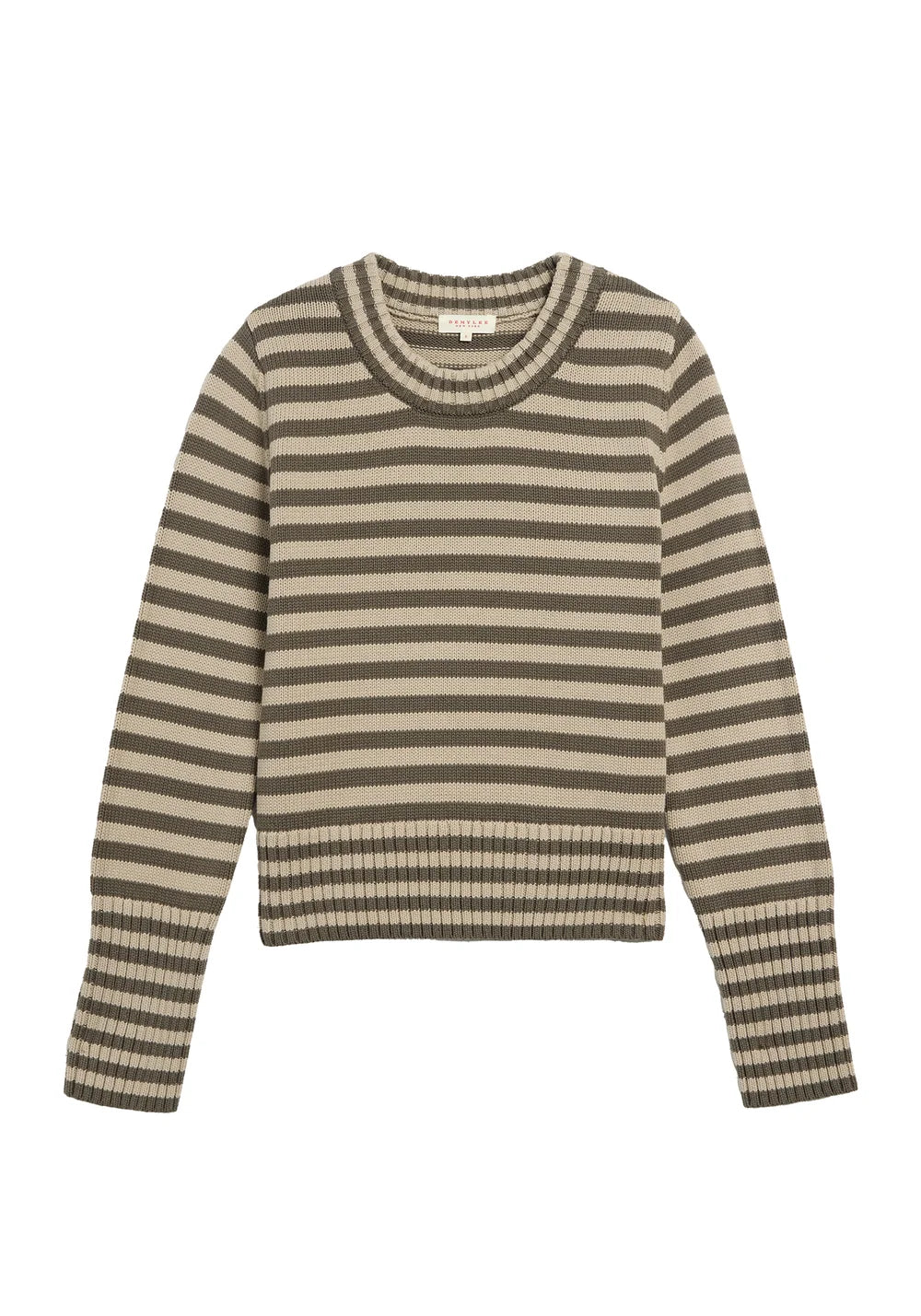Micha Stripe Sweater - Smoke / Dove