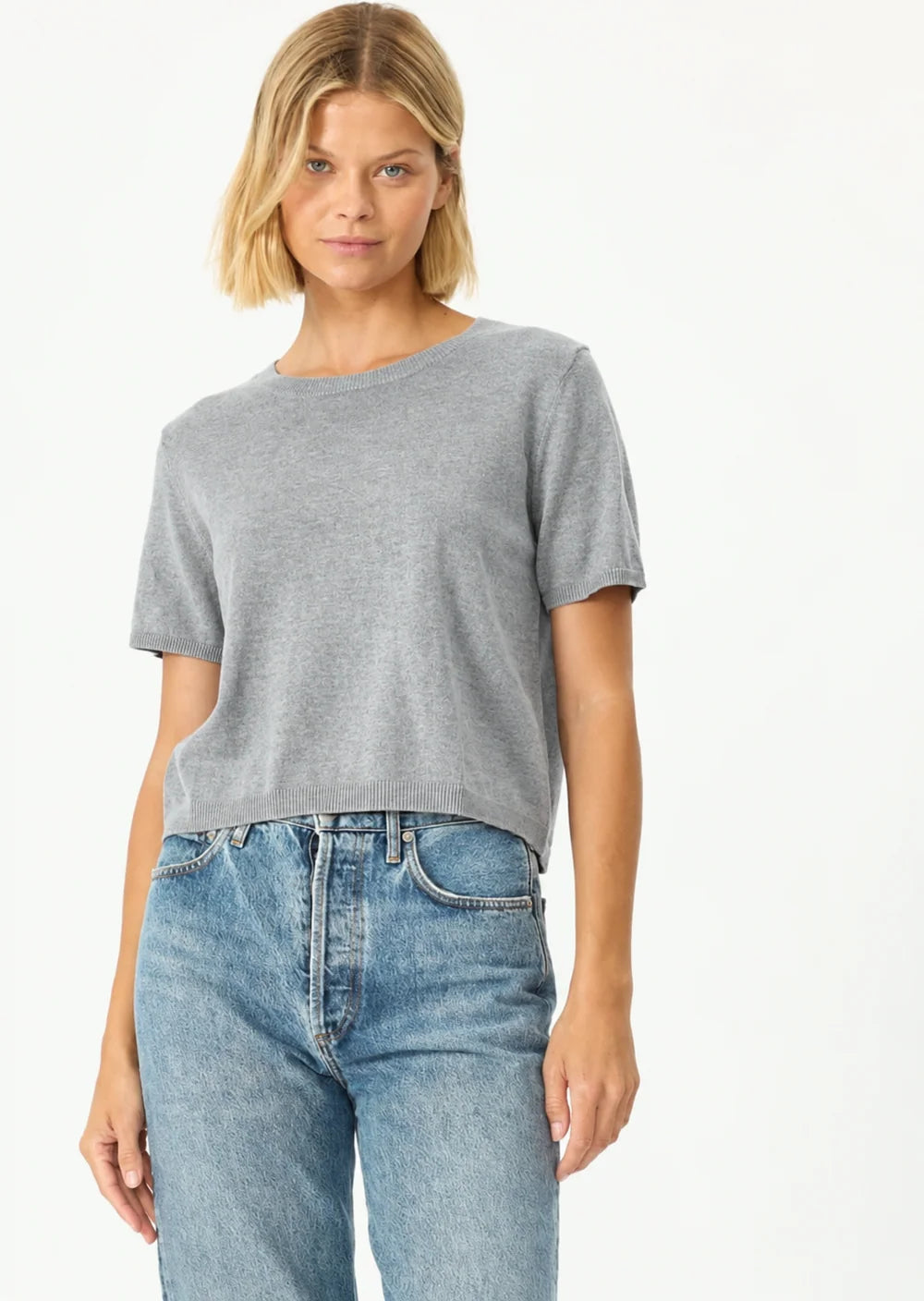 Palmer Sweater Tee - Grey